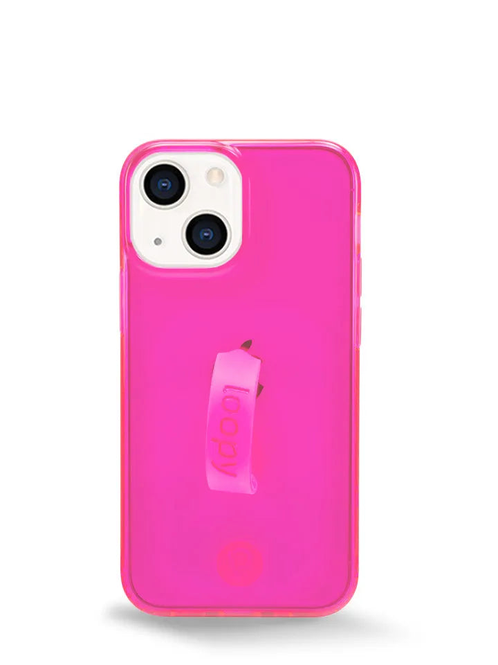 Clear Neon Pink