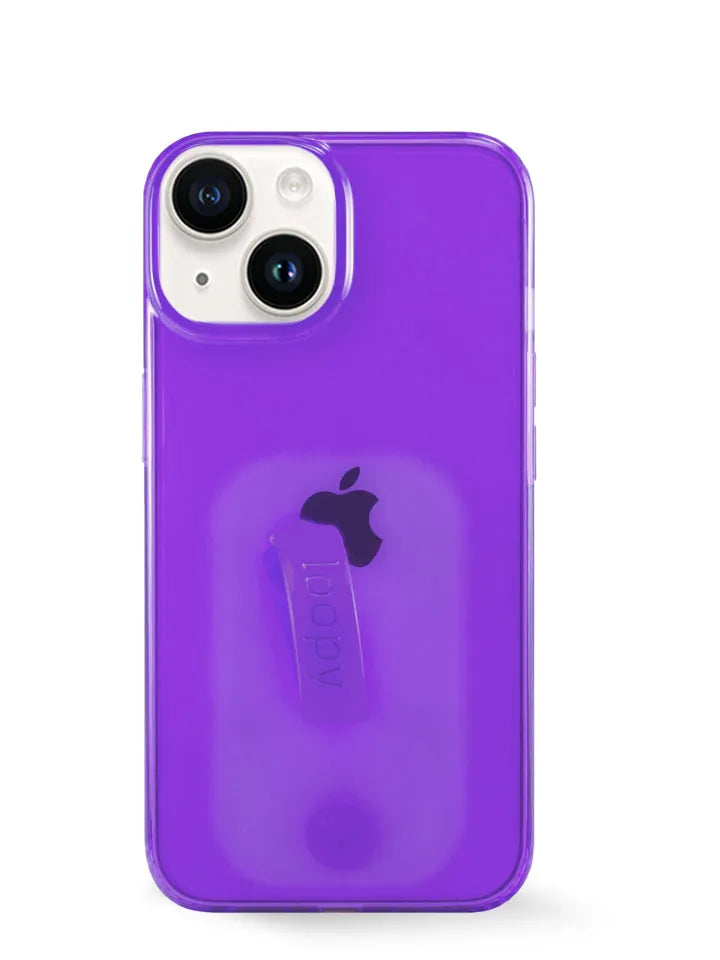 Clear Neon Purple