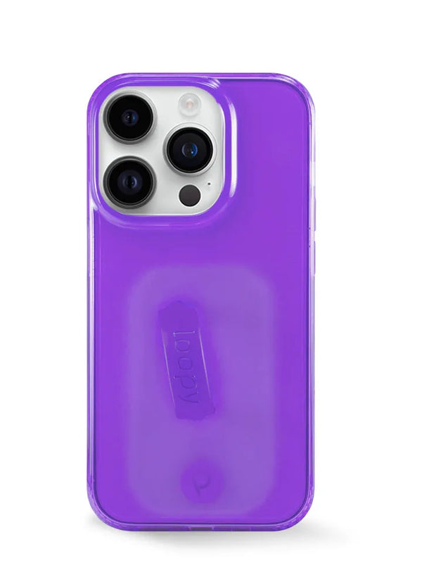 Clear Neon Purple