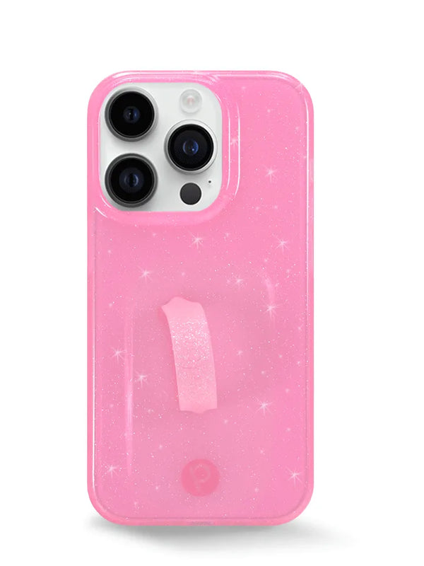 Clear Sparkle Pink