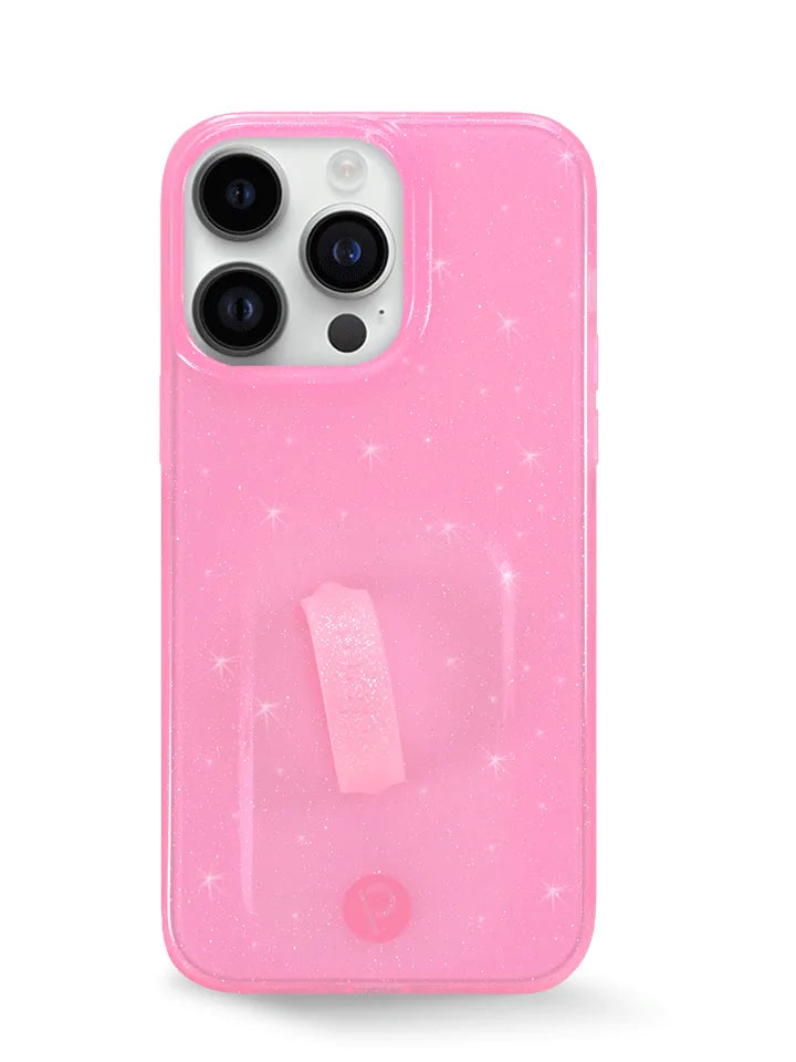 Clear Sparkle Pink