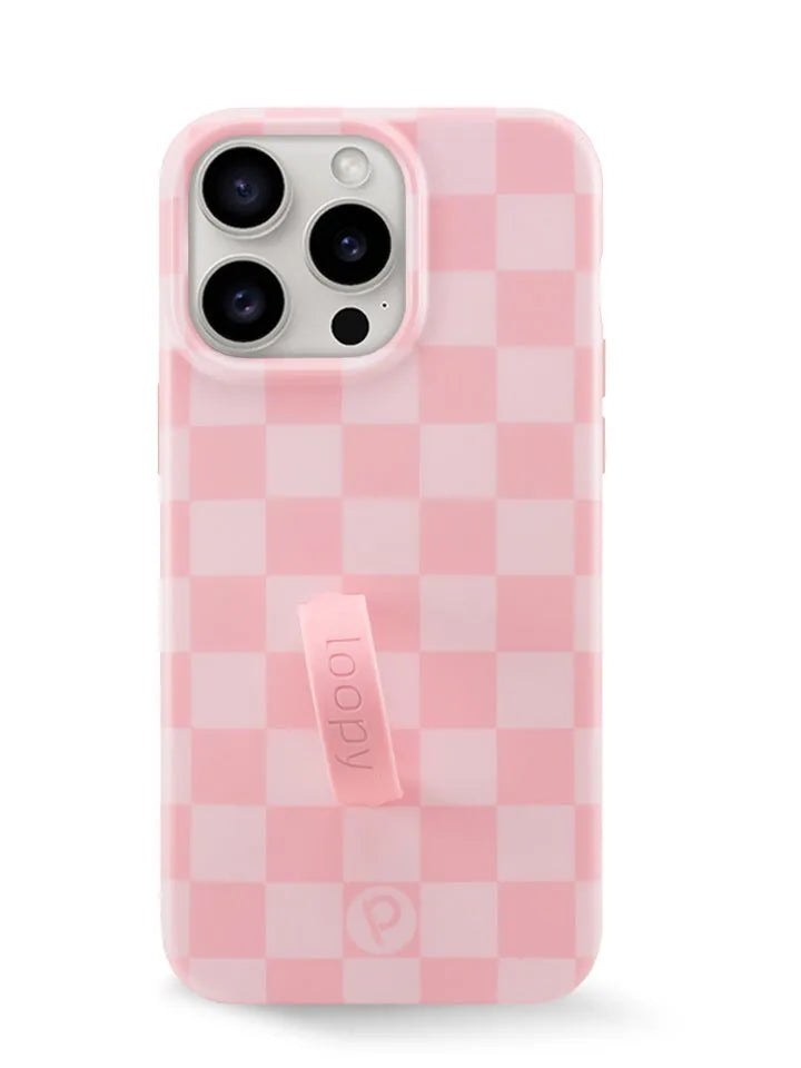 Blush Checkered