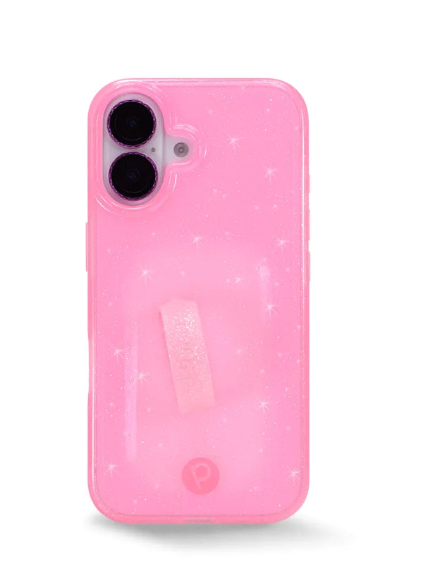 Clear Sparkle Pink