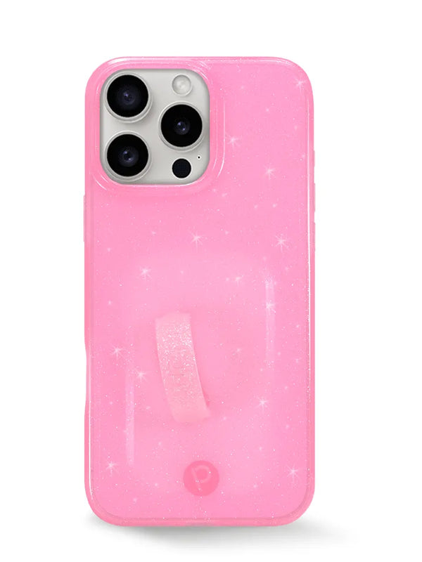 Clear Sparkle Pink