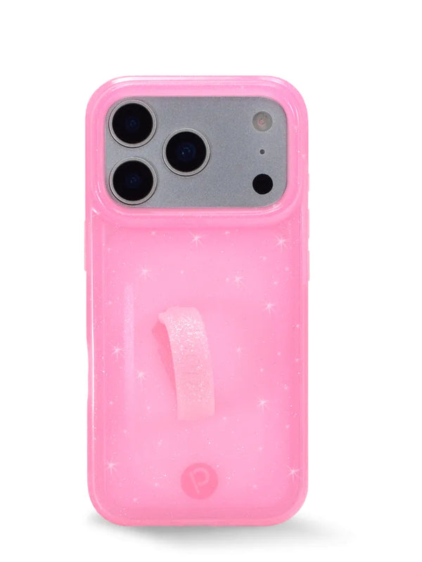 Clear Sparkle Pink