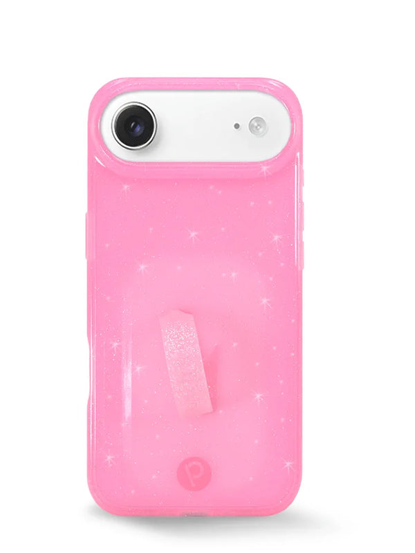 Clear Sparkle Pink
