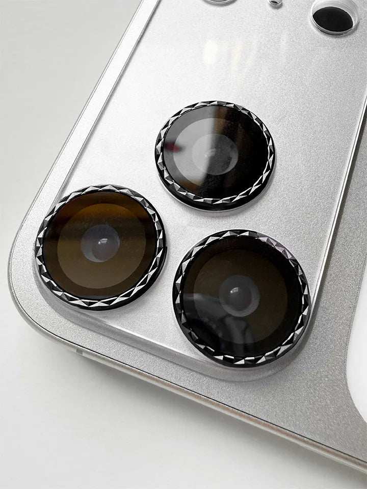 Full Coverage Diamond Cut Camera Tempered Glass