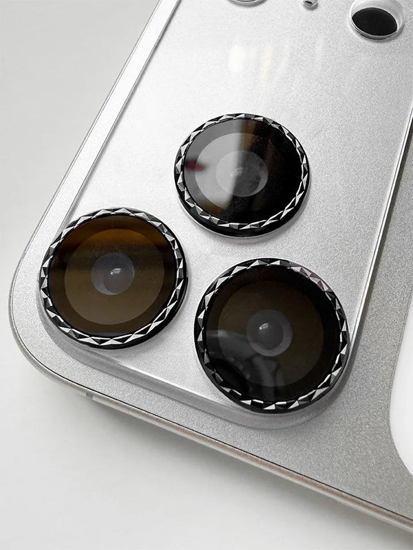Full Coverage Diamond Cut Camera Tempered Glass
