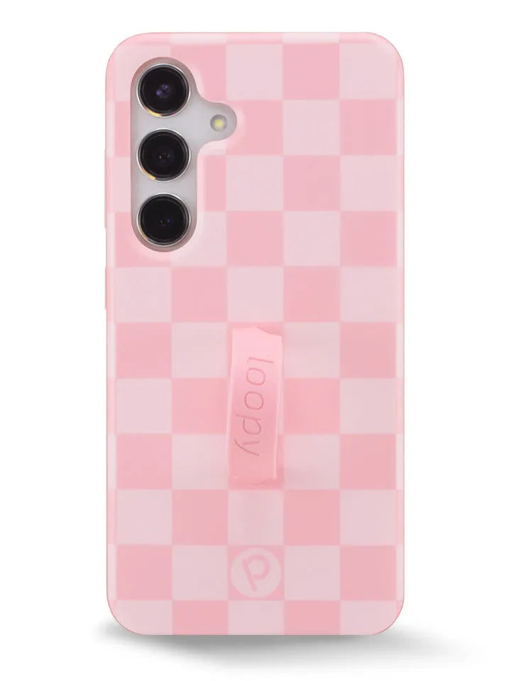 Blush Checkered