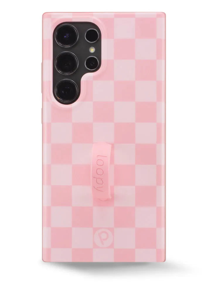 Blush Checkered