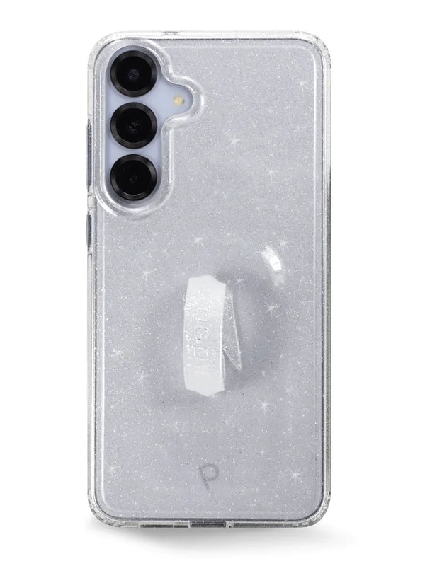 Clear Sparkle Silver