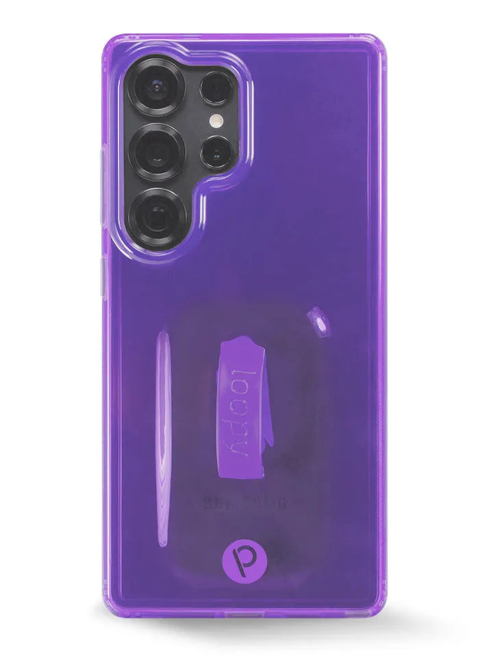 Clear Neon Purple