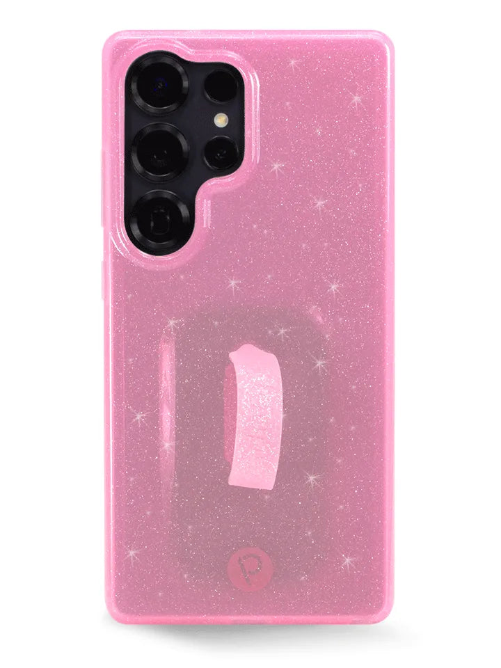 Clear Sparkle Pink