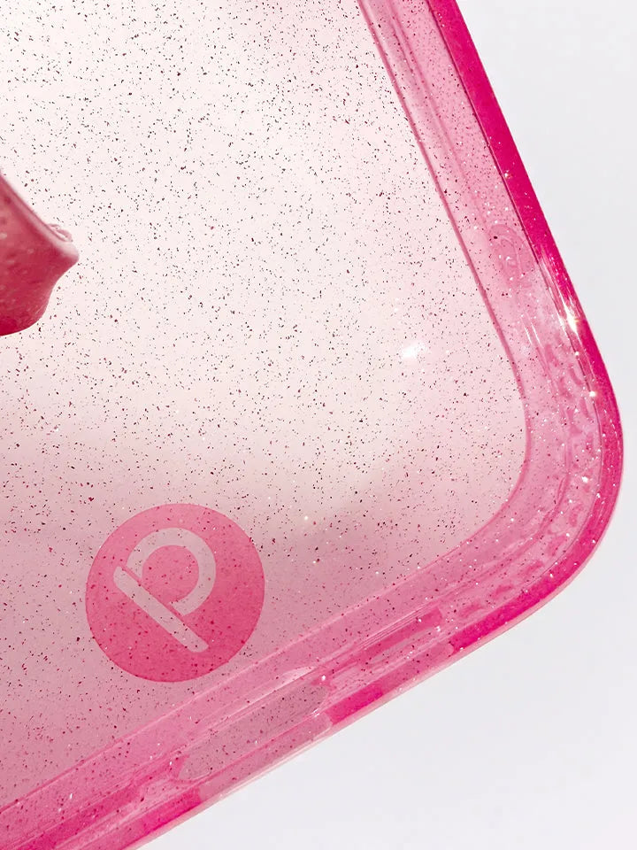 Clear Sparkle Pink